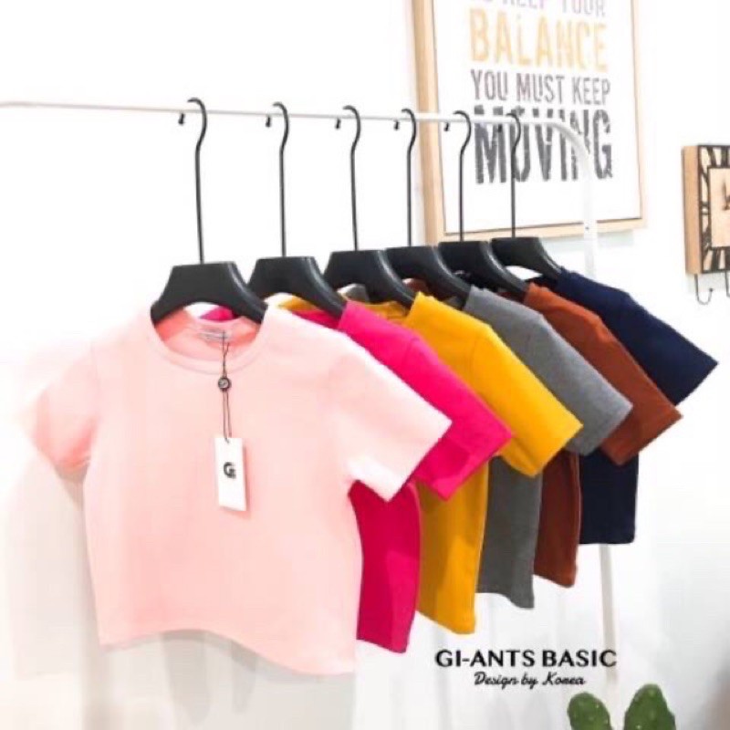 SALE !! VS CC - Giant crop basic/kaos crop wanita