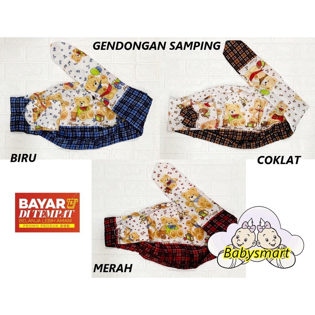 Babysmart - Gendongan Bayi/Anak Samping Motif BEAR DACHI