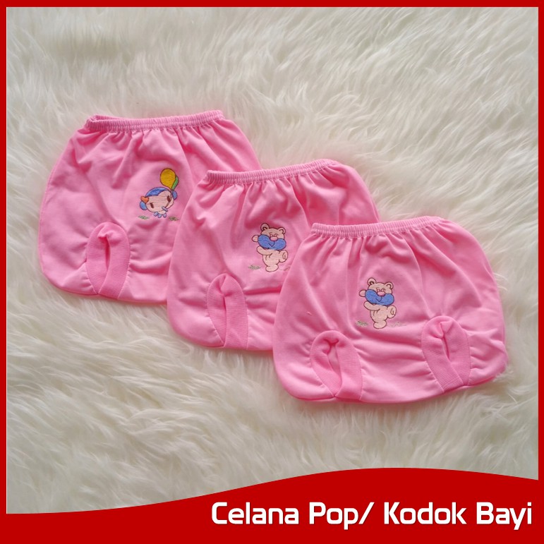 Celana Kodok Bayi / Celana Pop Baby Bordir / Celana Kacamata