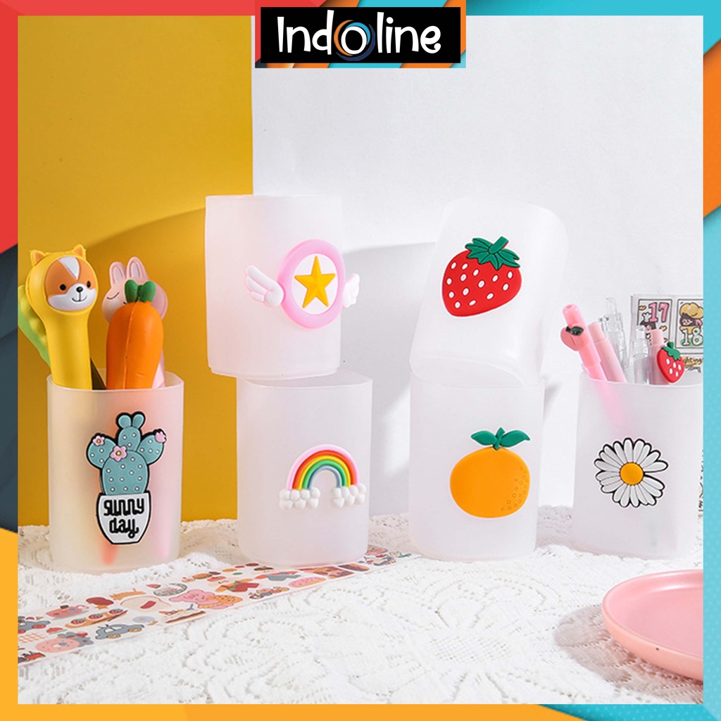 

✔️ Tempat Pensil Kotak Pulpen Serbaguna Desktop Multifungsi Pen Holder Import COD
