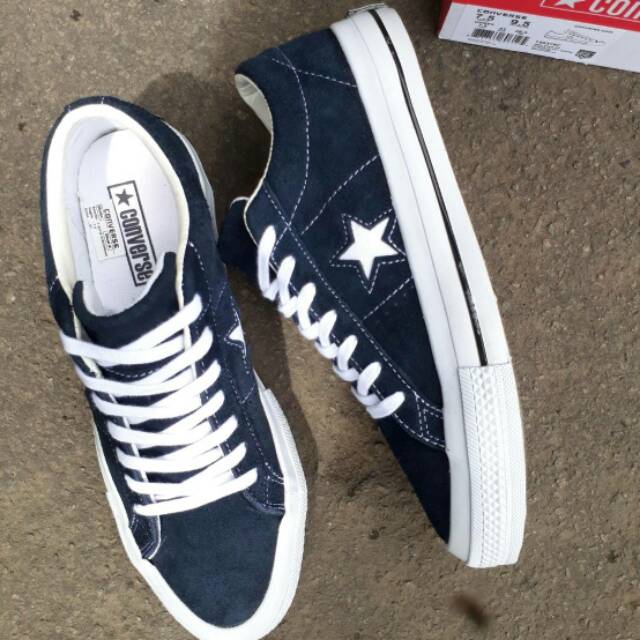 Sepatu Converse Premium Original Converse One Star Navy White Terbaru Converse Termurah