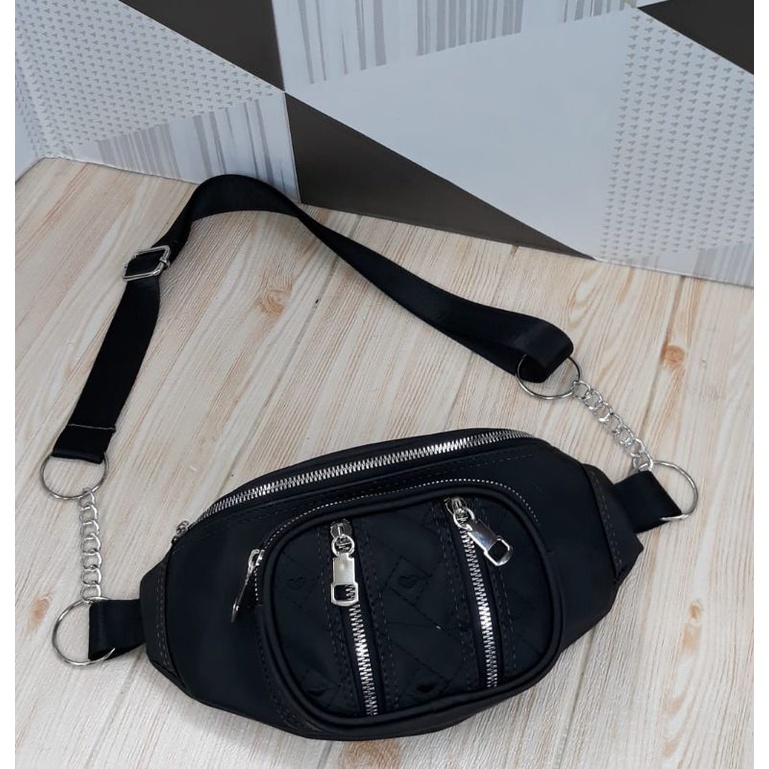 TAS WAISTBAG WANITA MASAKINI KARET SIZE 34X16CM