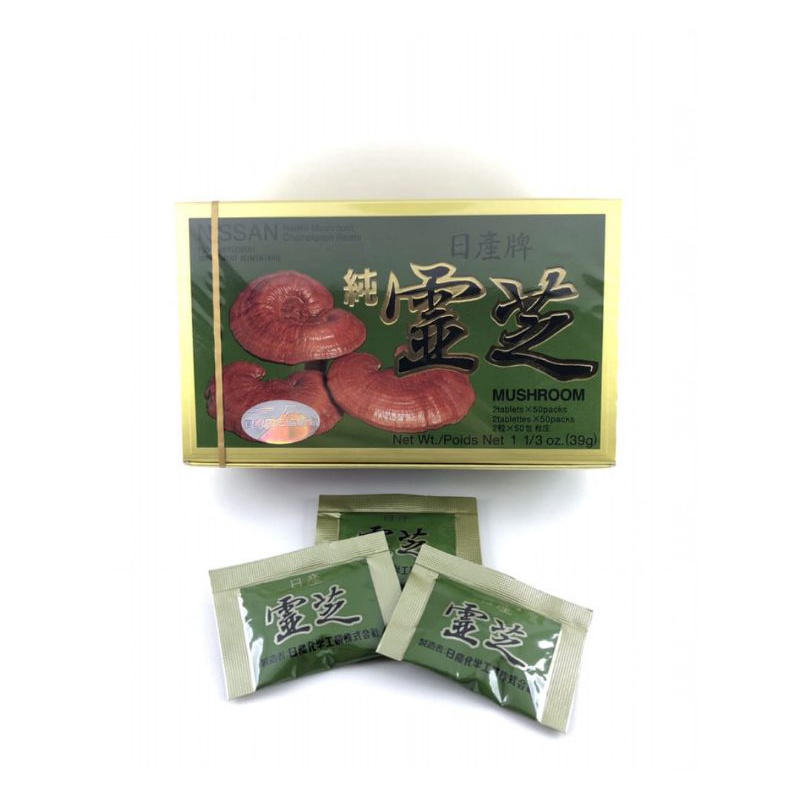 Nissan Reishi Mushroom_Nissan Lingzhi_Jamur Lingzhi 100tablet