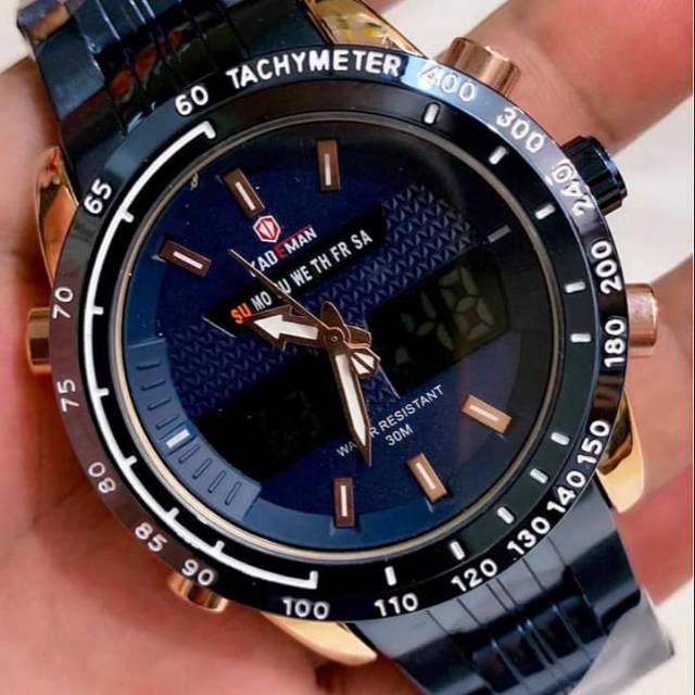 JAM TANGAN PRIA ORIGINAL STAINLESS STELL ANTI AIR KADEMAN STOK TERBATAS