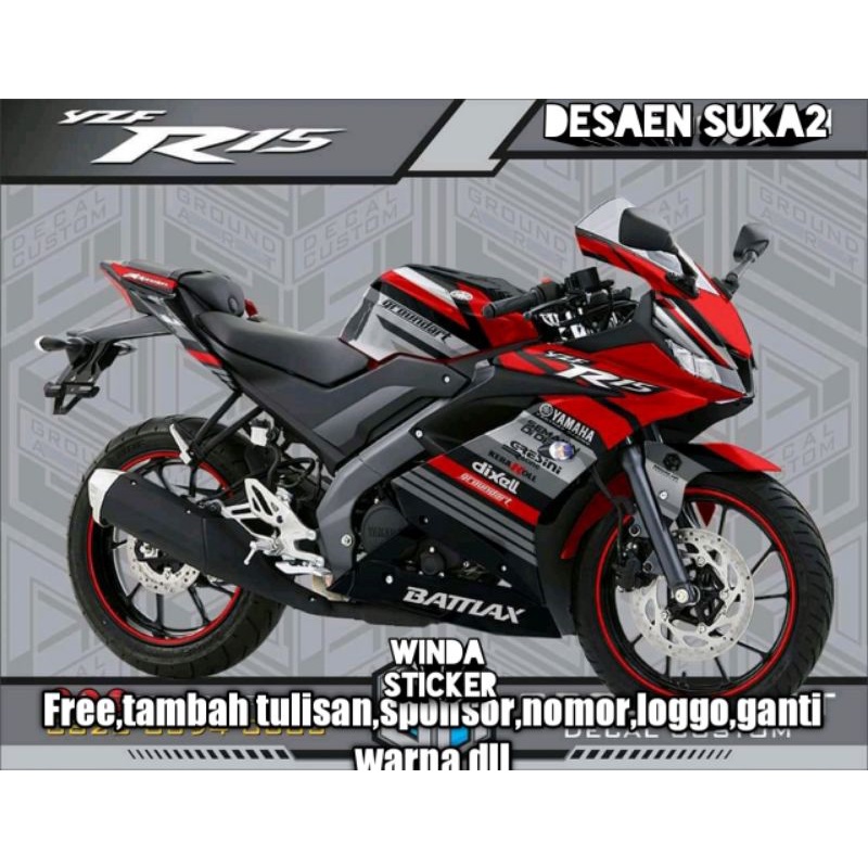 Decal r 15 full body motif simple