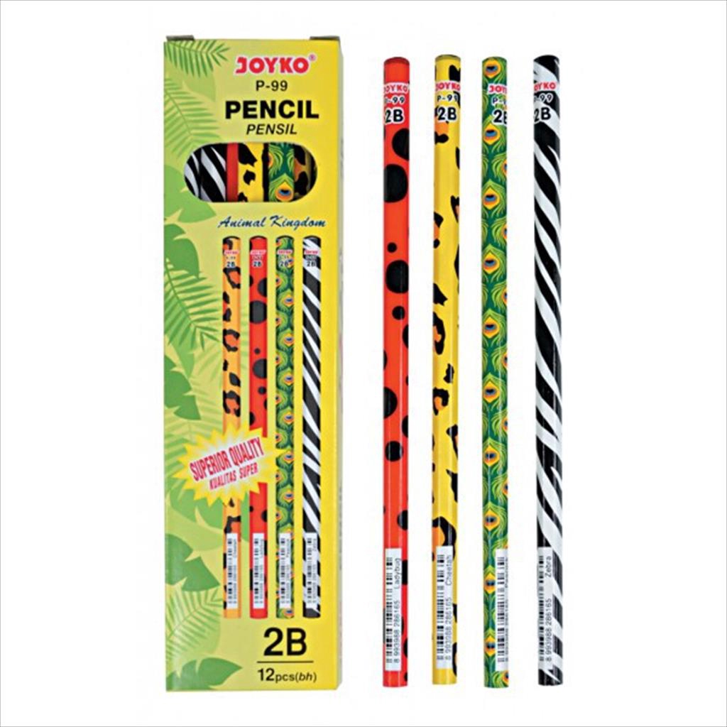 

Pensil 2B P-99 Animal Joyko (12Pcs)