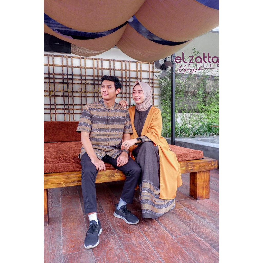Sarimbit Keluarga Elzatta Rabbiya/Gamis wom Rabbiya/Koko men Rabbiya/sarimbit terbaru dan kekinian