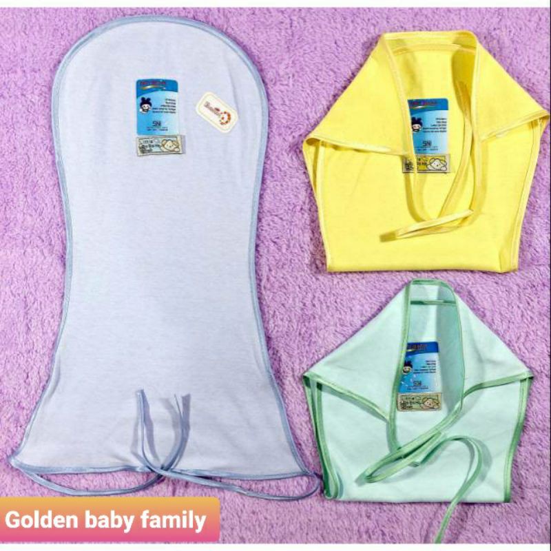 6 PCS POPOK BOBOHO LIS WARNA /BABY MOCHA POPOK KAIN TALI-NEW BORN]