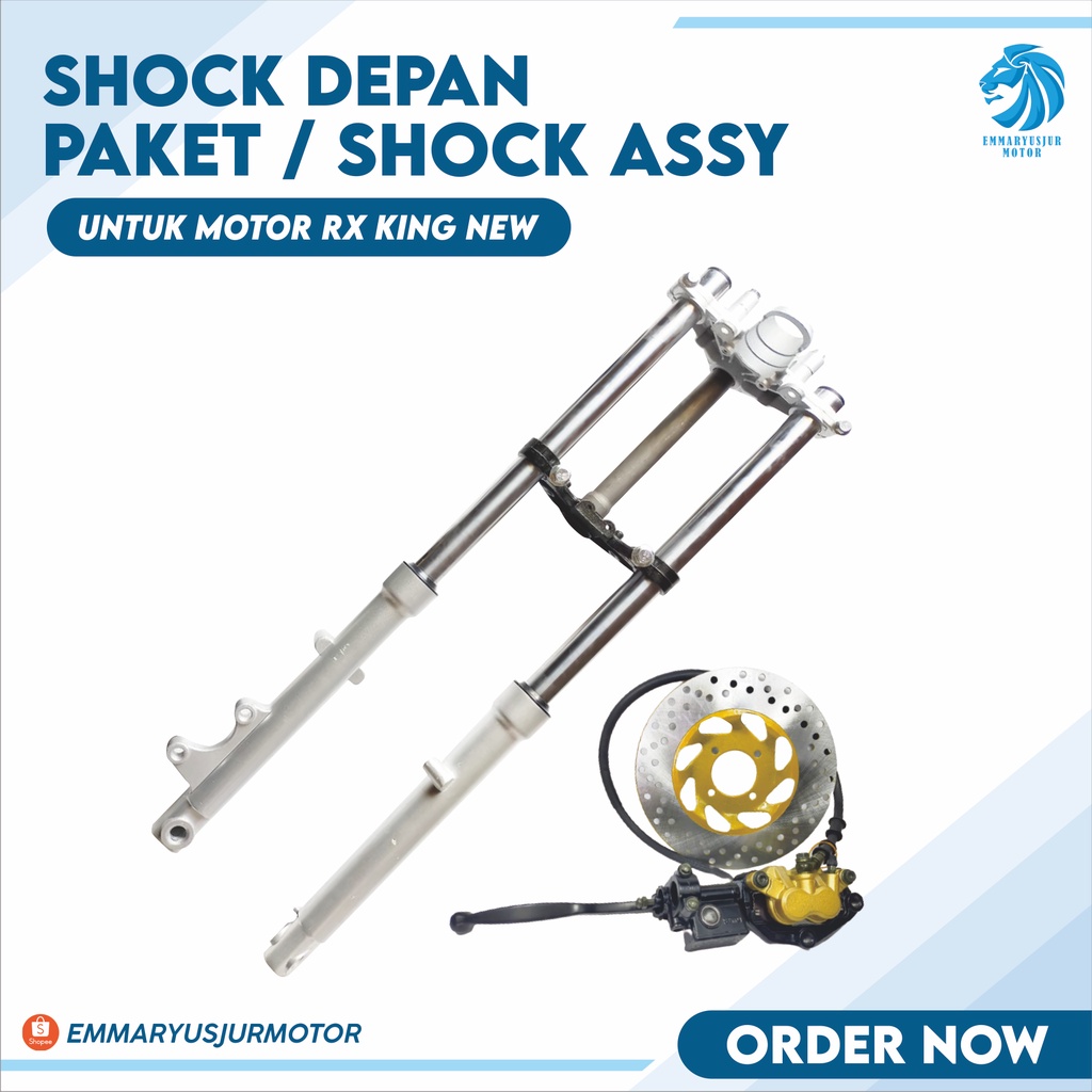 SHOCK ASSY DEPAN RX KING RX KING NEW AS SHOCK DEPAN DISC BRAKE RXK RX KING NEW