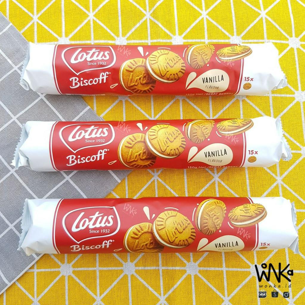 Lotus Biscoff Biscuit Sandwich Roll 150 gr - Lotus Biscuit Cookies