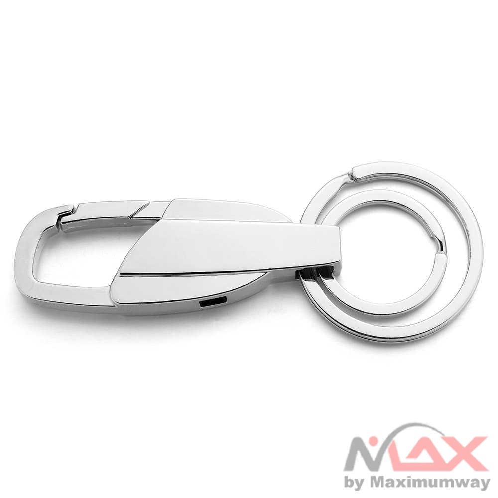 Taffware Gantungan Kunci Carabiner Keychain Stainless Steel - K372 Warna Silver