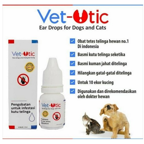 Vet otic obat tetes telinga kutu anjing dan kucing