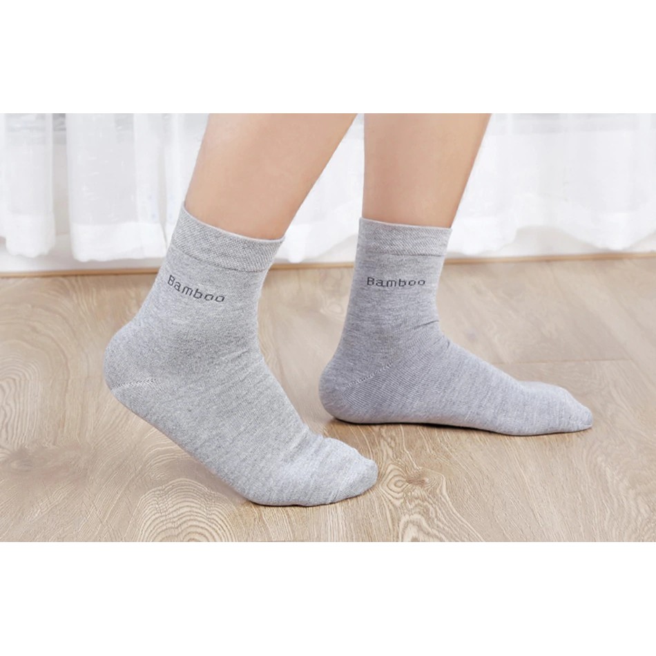 Ennwen KK25 Kaos Kaki Pria Kerja High Quality Super Bambu  Bamboo Sock-4