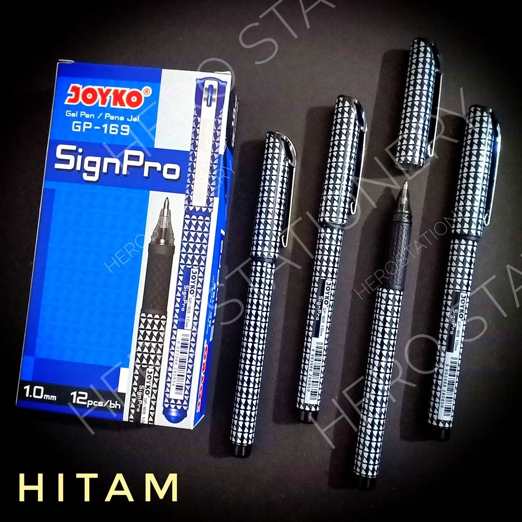 

SATUAN Joyko pen pena gel batik sign pro tinta hitam 1 mm