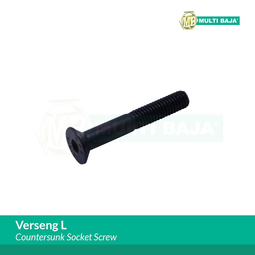 Baut Baja Verseng L M3 - 0.5 x 6
