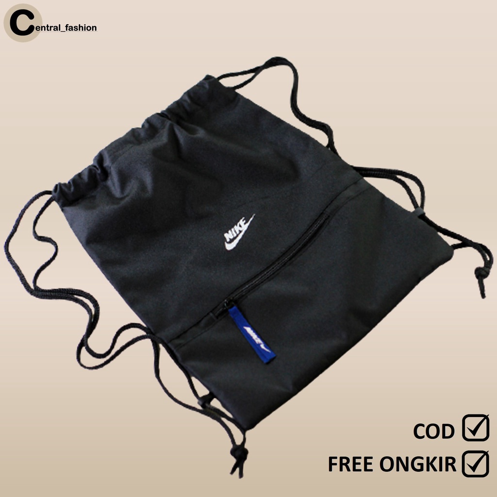 TasSerut nike Sackbag murah stringbag tas serut ransel tas karung gymsack anti air drawstring murah