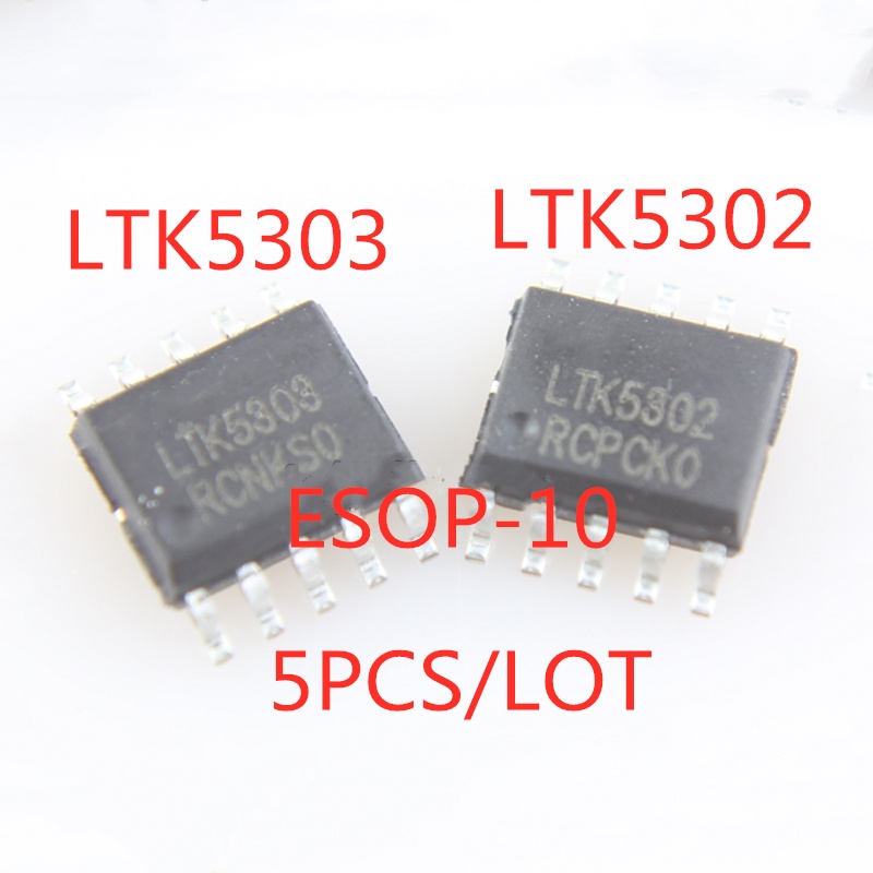 5pcs IC LTK5302 LTK5303 ESOP-10 SMD Audio Power Amplifier Chip