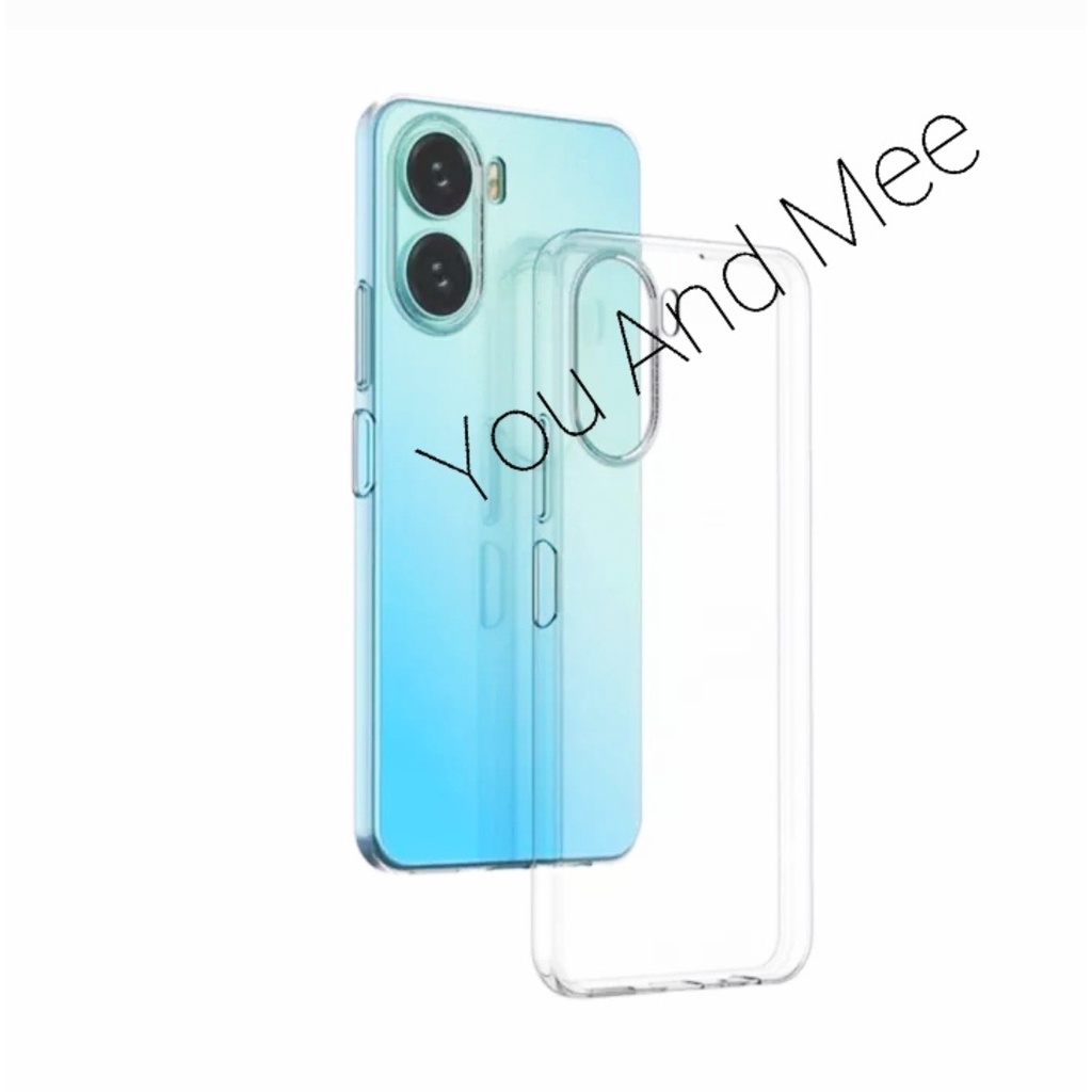 Case Bening (Clear) Vivo Y16 Y22 Y35 Y36 5G 4G Y15 Y15s Y02 Y02s Y02T Y01 Y75 T1 T1Pro Softcase Putih Transparan/Silikon Casing Belakang Super Thin Protecth-Ada Pelindung Kamera(Lensa Camera)/Soft Protection Anti Jamur S Y 16 s 4G 5G PRO Plastik Karet T