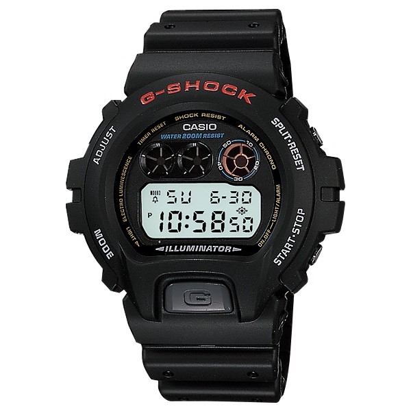 JAM TANGAN PRIA CASIO G-SHOCK DW-6900-1 ORIGINAL - GSHOCK DW6900 HITAM CASIO ORIGINAL jam tangan g s