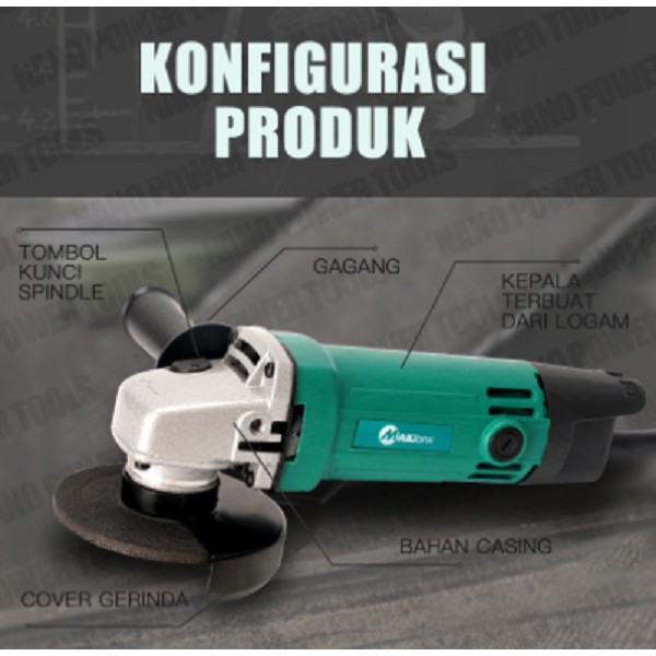 Set Hemat Bor Listrik Electric Drill Mailtank SH 30 dan Gerinda Tangan Angle Grinder Mailtank SH-05