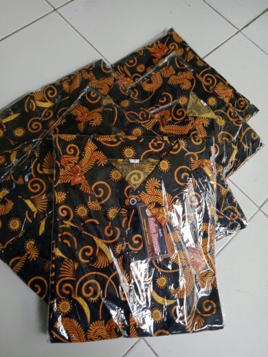 Kemeja Batik Pria Lengan Panjang  Size M L Xl Xxl Bswart Batik  Hrb026