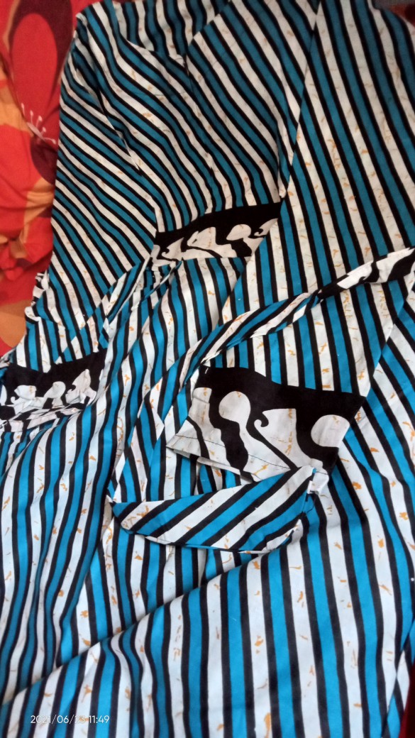 Gamis Batik Modern Terbaru Tren 2021 All Size Ld 104cm Original Produk Pekalongan Produksi Sendiri