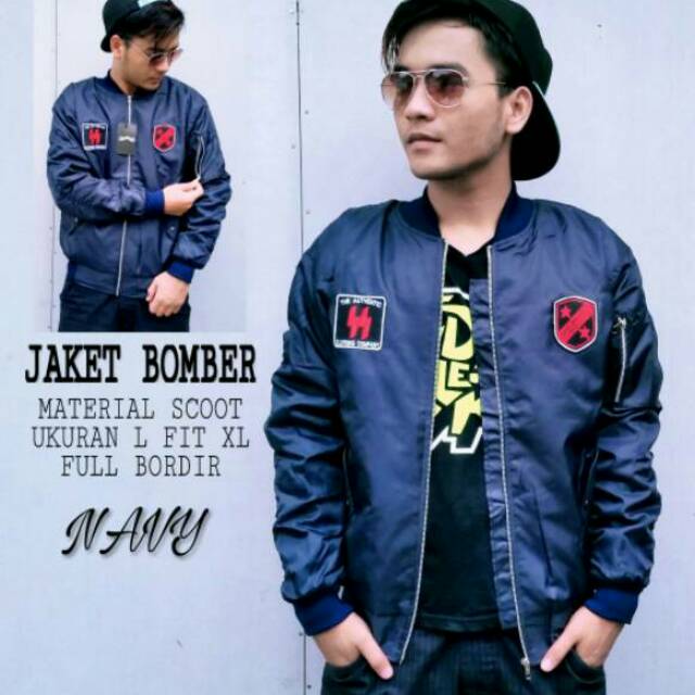 JAKET BOMBER BORDIR / JAKET BOMBER / JAKET BOMBER PARASUT