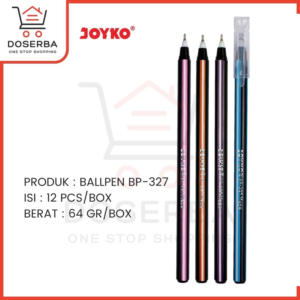 

BALLPEN PEN PULPEN JOYKO BP-327 MAZE 0,7 MM ( 12 PCS )