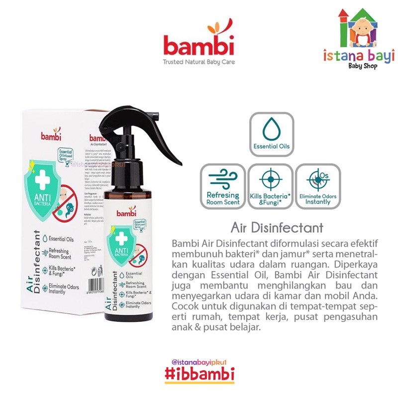 Bambi Air Disinfectant 120 ml/Disinfectant baby