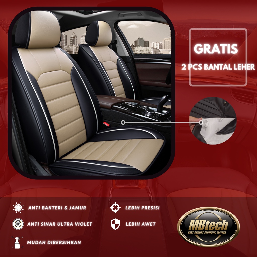 BAHAN PREMIUM MBTECH - Sarung jok sporty mobil Avanza Xenia Ertiga Mobilio Grand Livina Rush Terios 