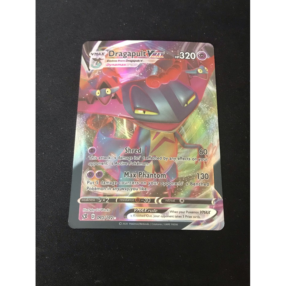 Kartu Pokemon TCG Sword and Shield V Max Draga