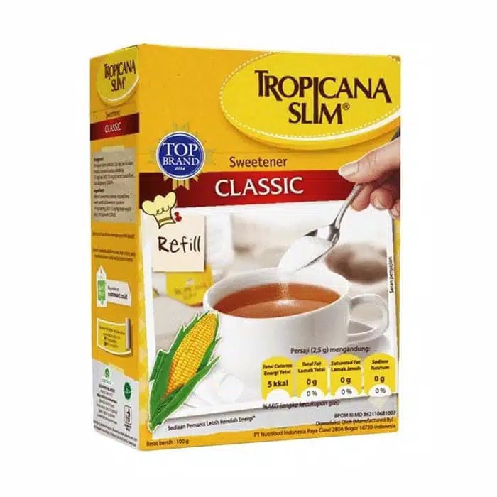

Tropicana Slim Sweetener Classic Refill 100 gr