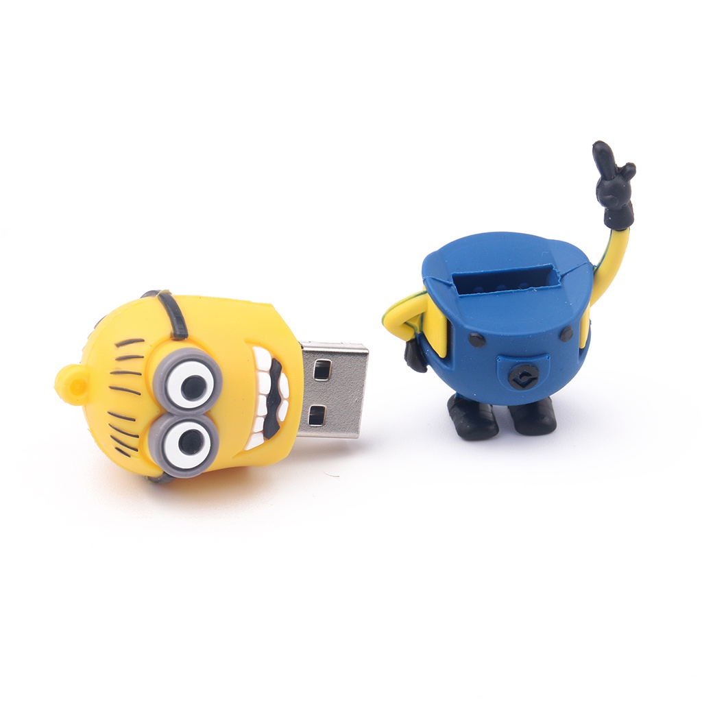 Usb Flash Drive Portable High Speed Desain Kartun Minions Kapasitas 8GB / 16GB / 32GB / 64GB / 128GB