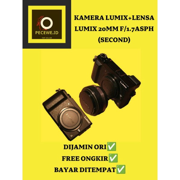 LUMIX GX85 DAN LENSA LUMIX 20MM F/1.7 ASPH(SECOND)