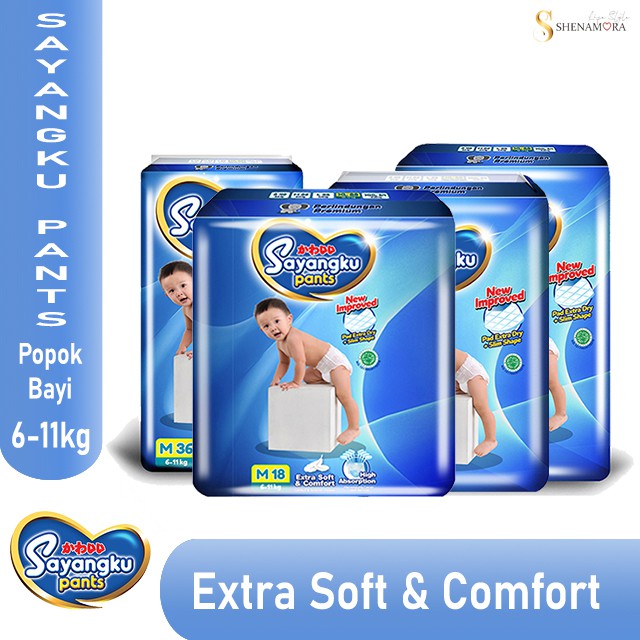 Sayangku Pants Popok Bayi M 36 (6 - 11 kg)