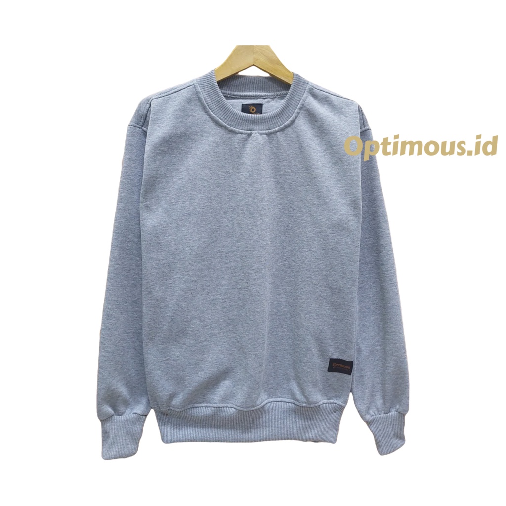 SWEATER crewneck polos tebal pria wanita premium distro