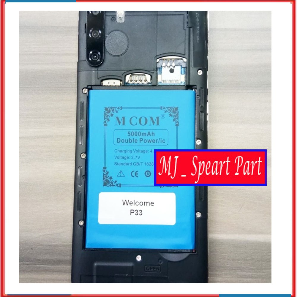 Battery Batre Baterai Double Power Mcom Welcome P33