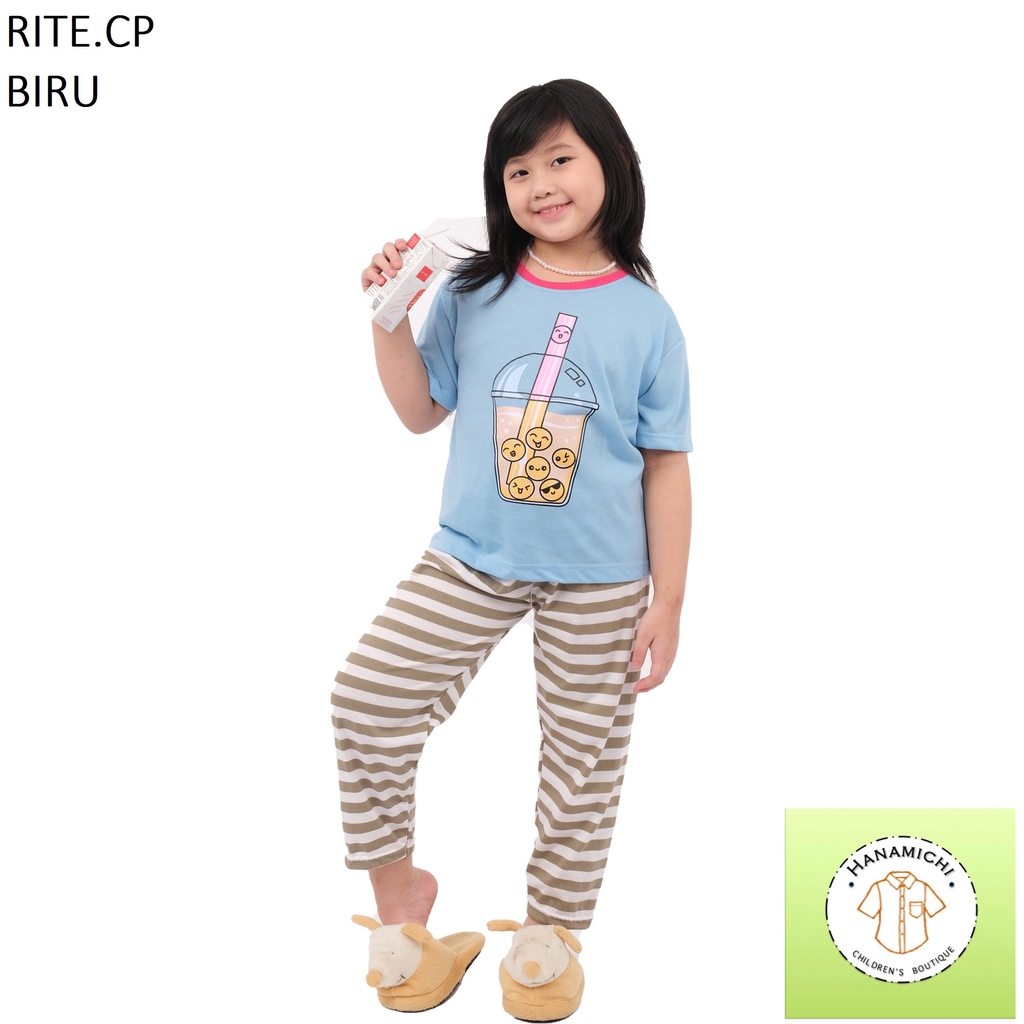 Hanamichi RITE.CP Baju Tidur Anak Lengan Pendek