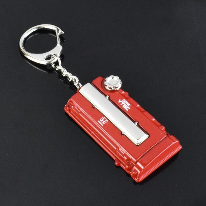 GANTUNGAN KUNCI JDM HONDA KAP MESIN IVTEC STAINLESS