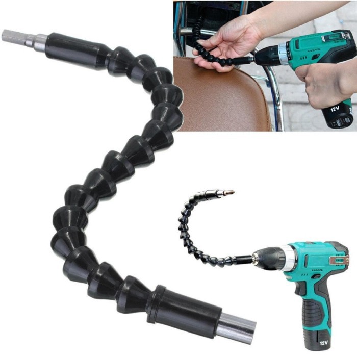 Flexible Ekstensi Extension Obeng Cordless Screwdriver 30cm *KC29