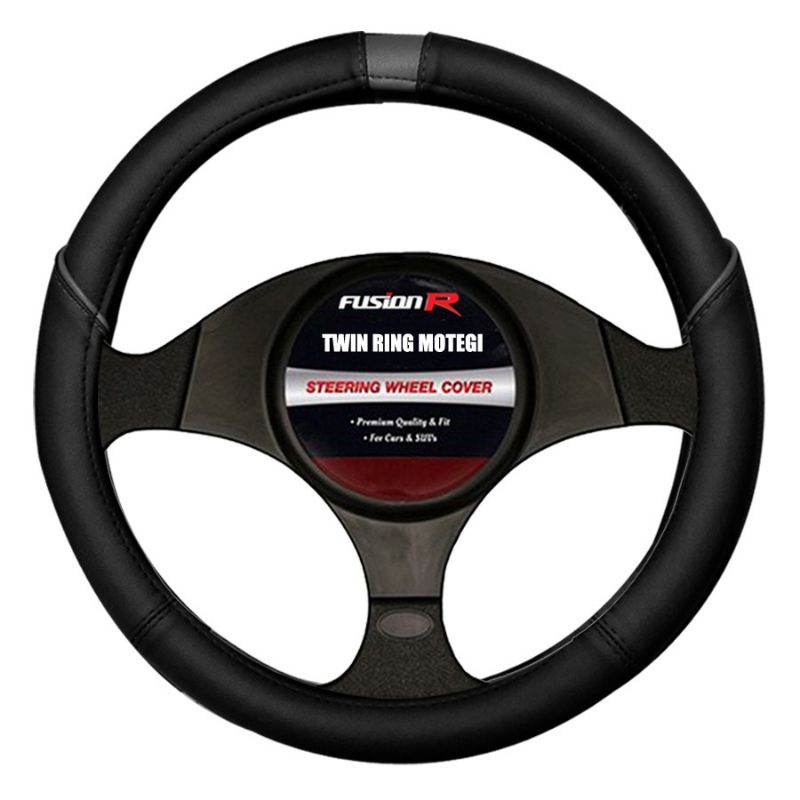 Cover Stir Sarung Stir Kulit Twin Ring Montegi Cover Stir Kulit Fusion r