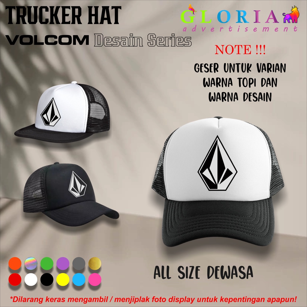 TOPI VOLCOM TRUCKER / TOPI DISTRO