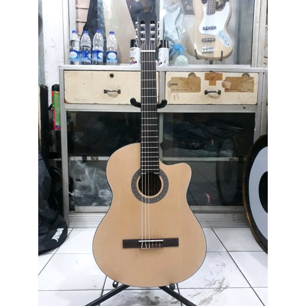 Gitar klasik nylon akustik elektrik tuner original