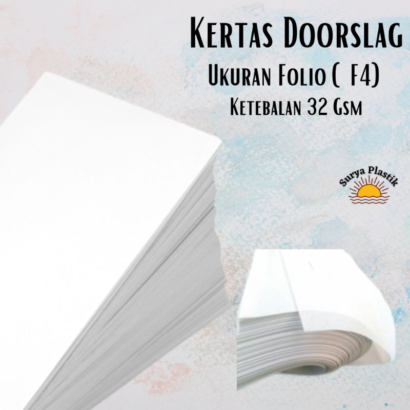 

(5pcs) Kertas Doorslag F4 Folio Doorslag Paper Kertas Baju Sepatu