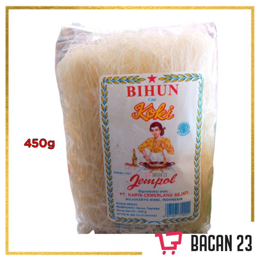 Bihun Cap Koki Jempol (450g) / Mie Bihun / Bacan 23 - Bacan23