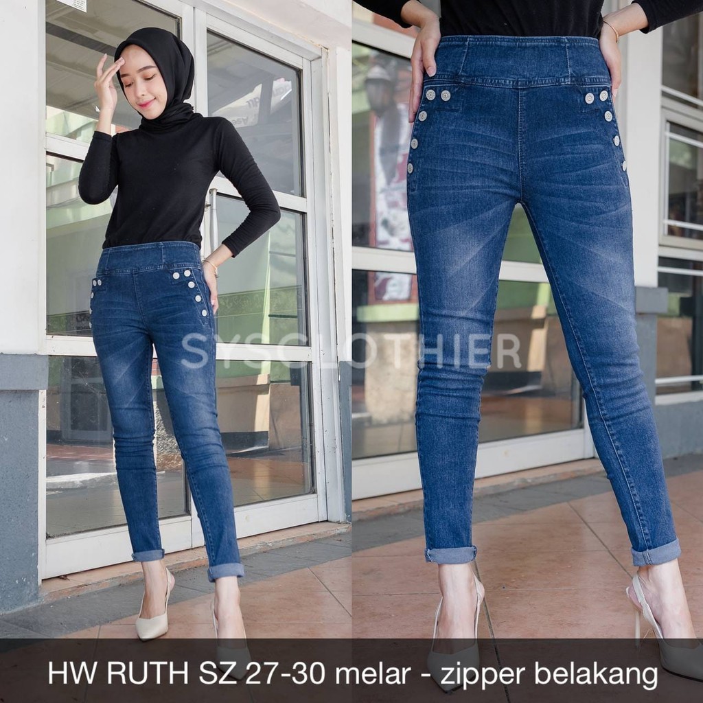 CELANA JEANS WANITA HW RUTH - SYS CLOTHIER