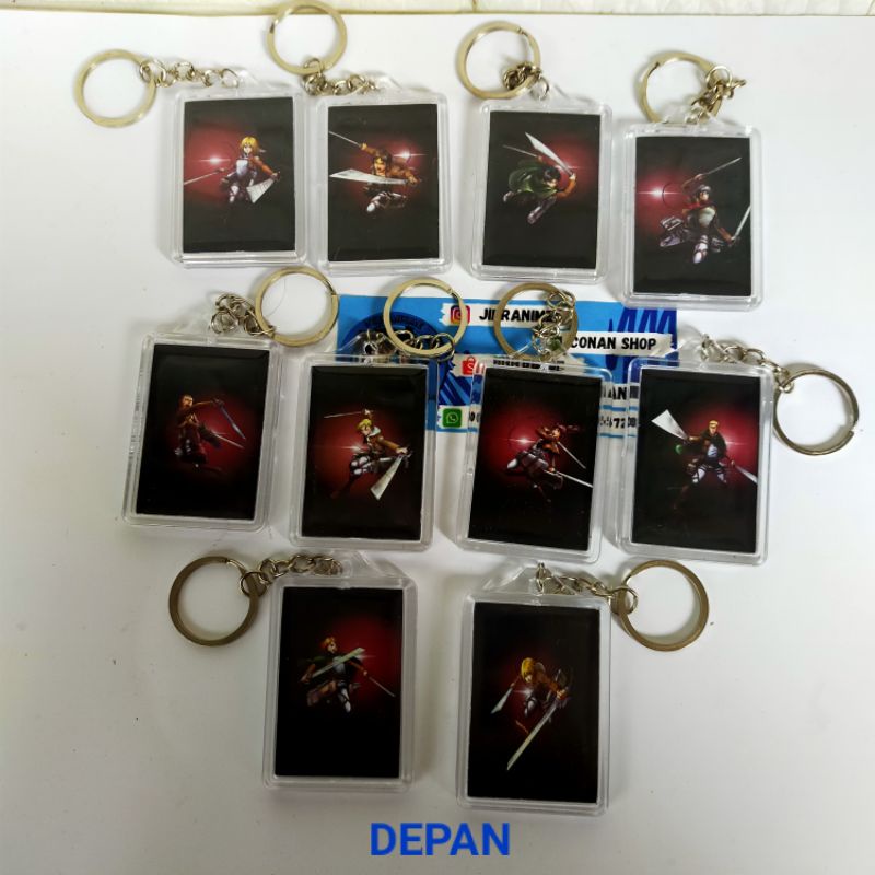 ATACK ON TITAN / AOT / Gantungan kunci / Keychain anime / Ganci anime