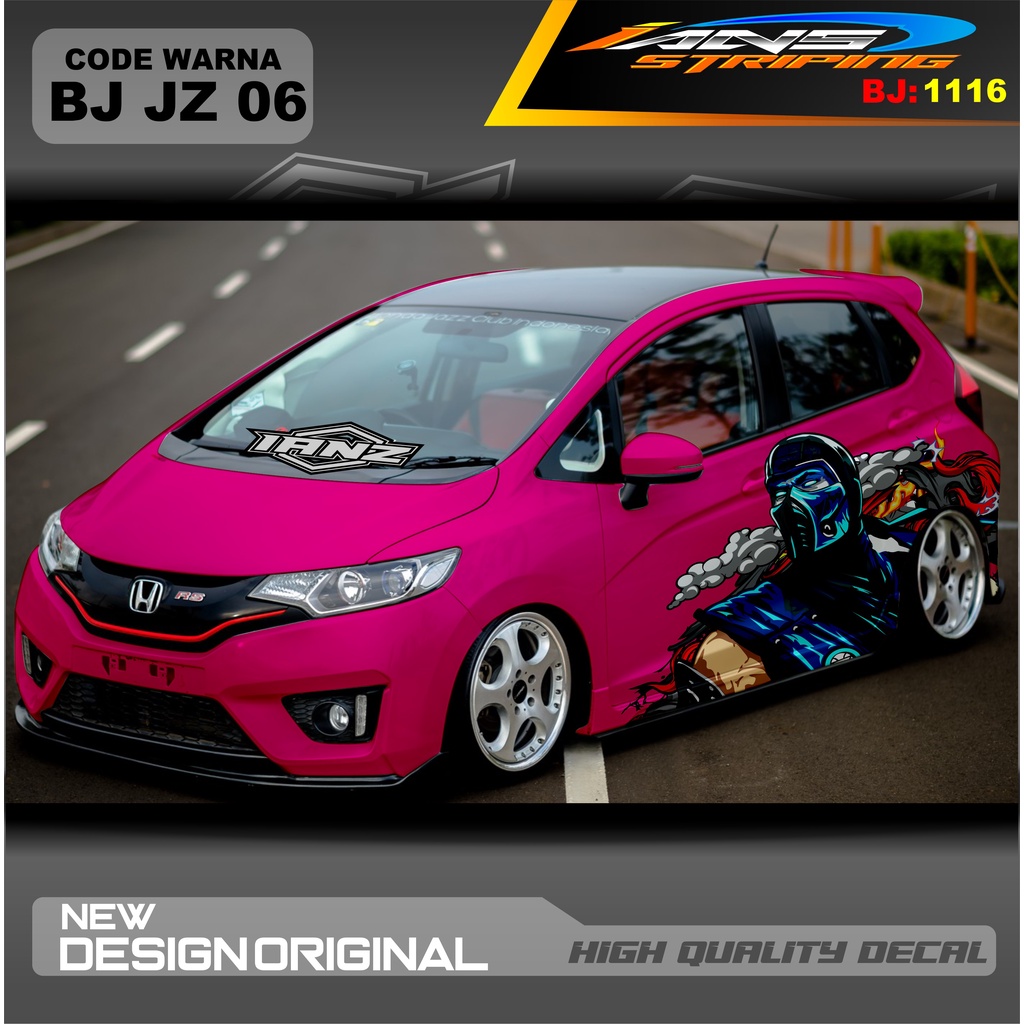 STIKER DECAL MOBIL JAZZ / STIKER MOBIL BRIO / DECAL STIKER MOBIL SWIFT / STIKER MOBIL TOYOTA / DECAL STICKER MOBIL / STIKER YARIS AYLA