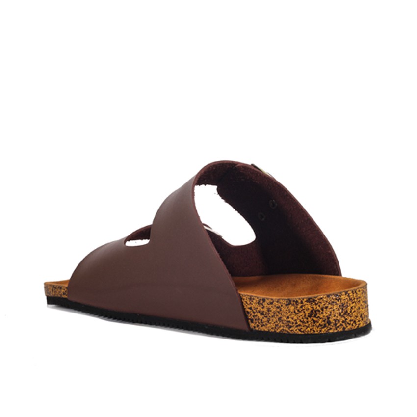 Cracker Brown | Sendal Tali Kulit Simpel Kayu Jalan Pria Cowok Men Sandal Footwear | FORIND x Lvnatica