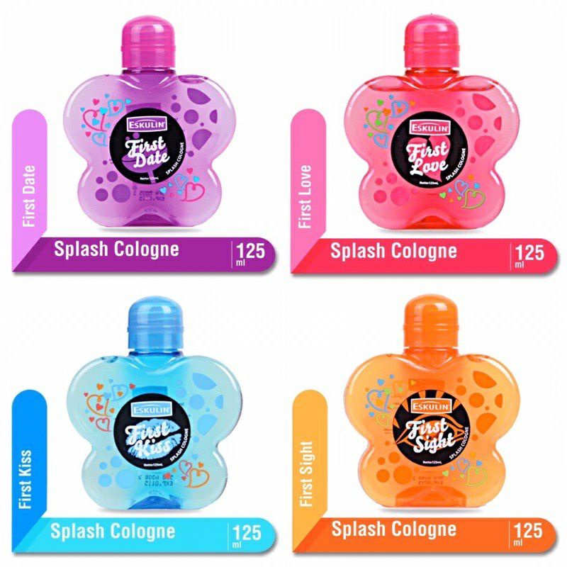 ESKULIN SPLASH COLOGNE KUPU-KUPU NETTO 125 ML.